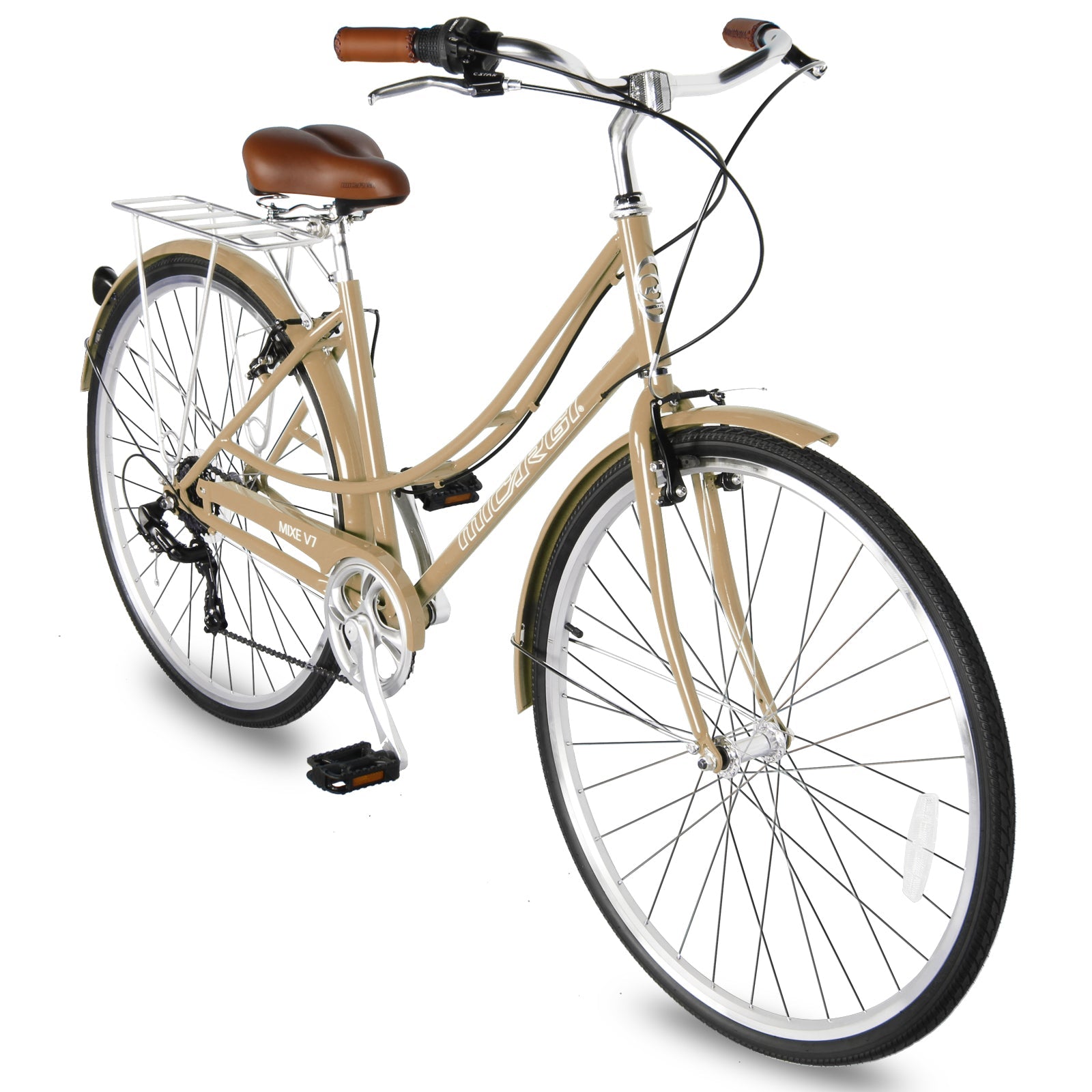 Tracer Bikes | Micargi MIXE V7 700C Women's 7-Speed City Bike with Sleek Design and V-Brakes | Chico USA, Inc.