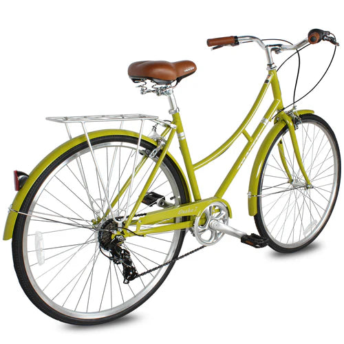 Tracer Bikes | Tracer Osaka 700C 7 Speed Hybrid City Bike with Moon-Type Handlebar for Women | Chico USA, Inc.