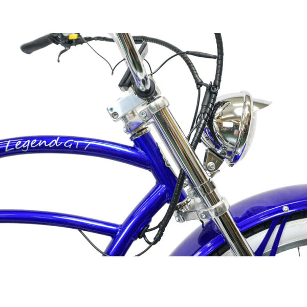 Tracer Bikes | Legend GT7 1000W Electric Cruiser Bike – 1000W Motor, Fat Tires, 80 Miles Range, Chopper Style | Chico USA, Inc.