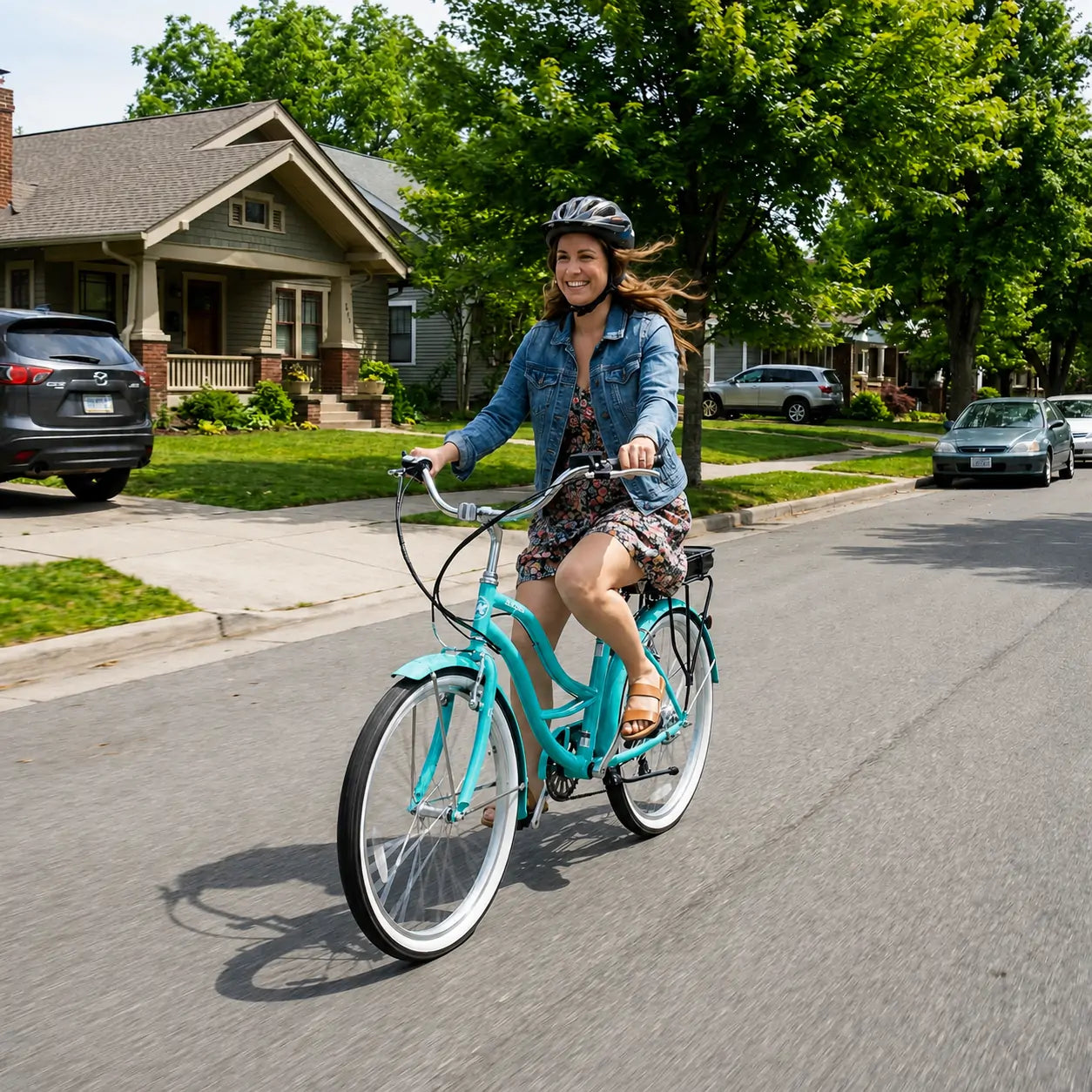 Micargi Bali 350W Electric Beach Cruiser Bike