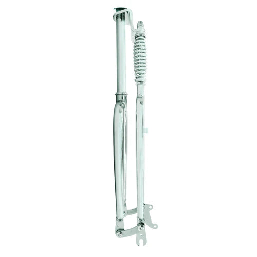 Tracer Bikes | Tracer FK-DS26218100D 26'' Dual Classical Springer Fork with Disc Brake, 3.0 Fat Tires, 25.4mm Steerer | Chico USA, Inc.