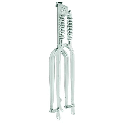 Tracer Bikes | Tracer FK-DS26218100D 26'' Dual Classical Springer Fork with Disc Brake, 3.0 Fat Tires, 25.4mm Steerer | Chico USA, Inc.