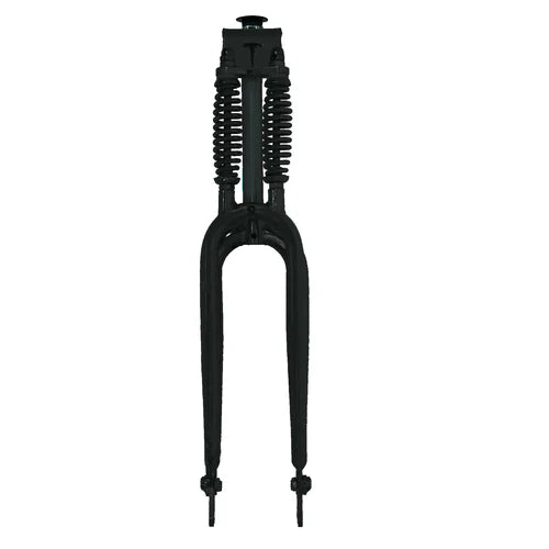 Tracer Bikes | Tracer FK-DS26218100D 26'' Dual Classical Springer Fork with Disc Brake, 3.0 Fat Tires, 25.4mm Steerer | Chico USA, Inc.