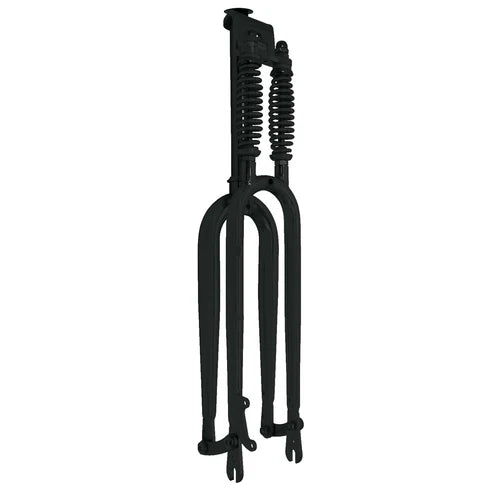 Tracer Bikes | Tracer FK-DS26218100D 26'' Dual Classical Springer Fork with Disc Brake, 3.0 Fat Tires, 25.4mm Steerer | Chico USA, Inc.