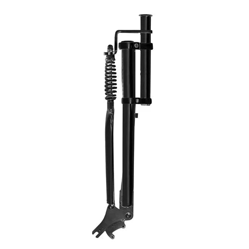 Tracer Bikes | Tracer FK-GT26263145D 26" Classical Triple Tree Dual Springer Fork for Disc Brake, 1" Steerer, Chrome/Black | Chico USA, Inc.