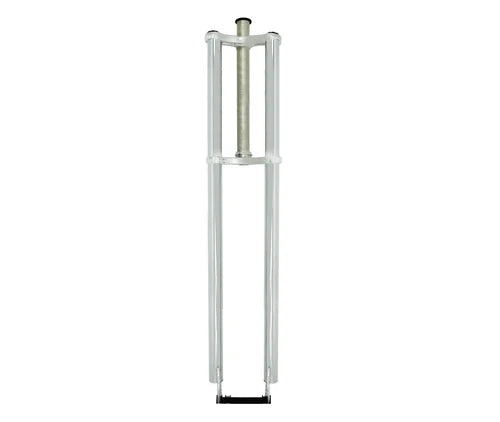 Tracer Bikes | Tracer FK-TP80300102D8 Triple Tree Fork, 28.6mm Steerer for Disc Brake, 1-1/8", Black/Chrome | Chico USA, Inc.