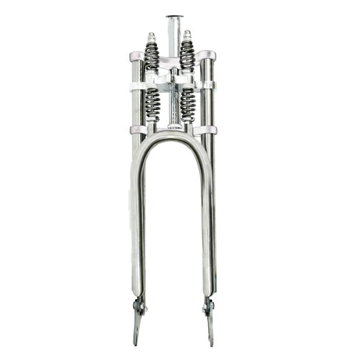 Tracer Bikes | Tracer FK-GTS640305145D8 Over and Under Dual Spring Adjustable Classical Fork for Disc Brake, 26''-29'' Fat Tires, 1-1/8" Steerer | Chico USA, Inc.