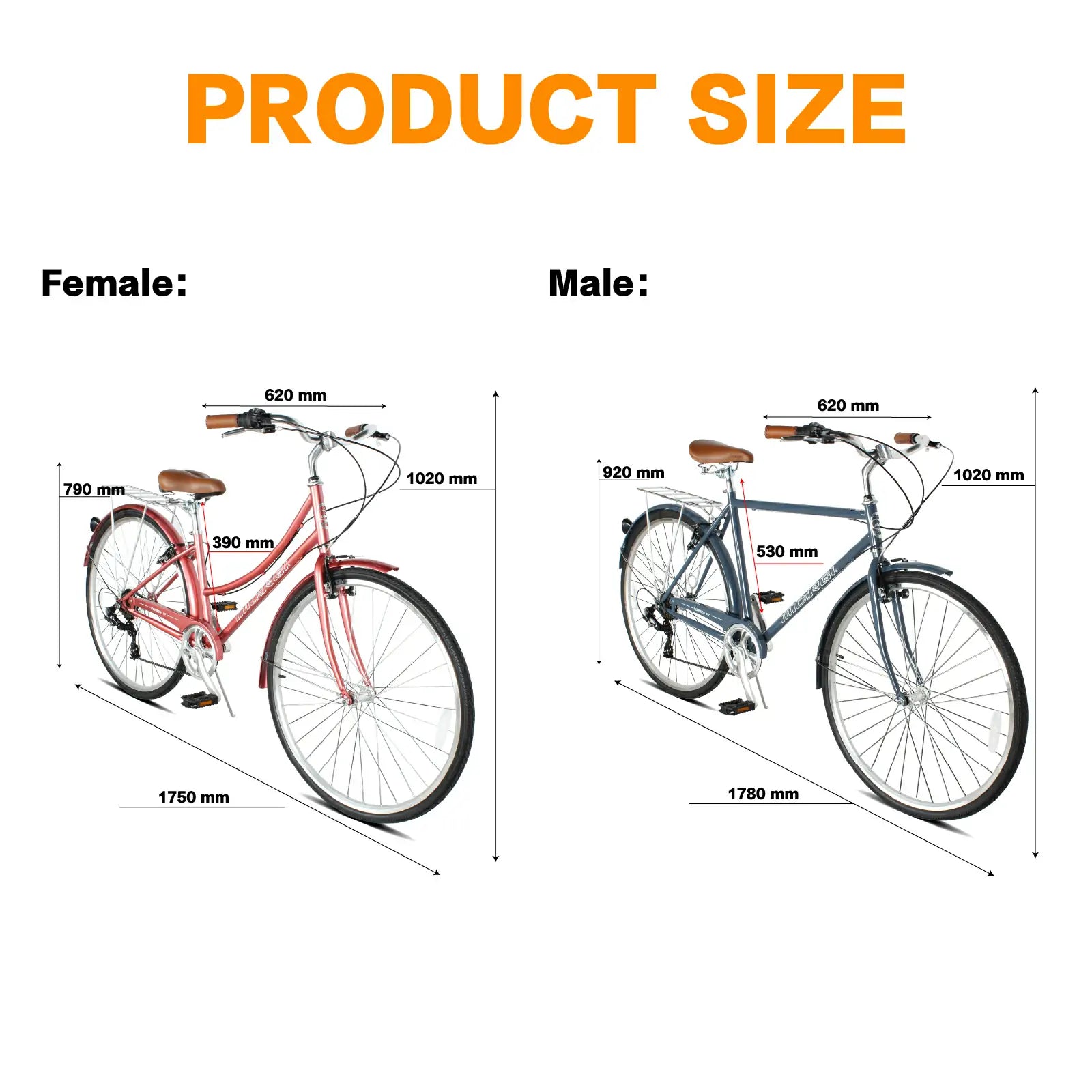Micargi Roasca Step Through 700C Hybrid City Bike 7-Speed - Chico USA, Inc.
