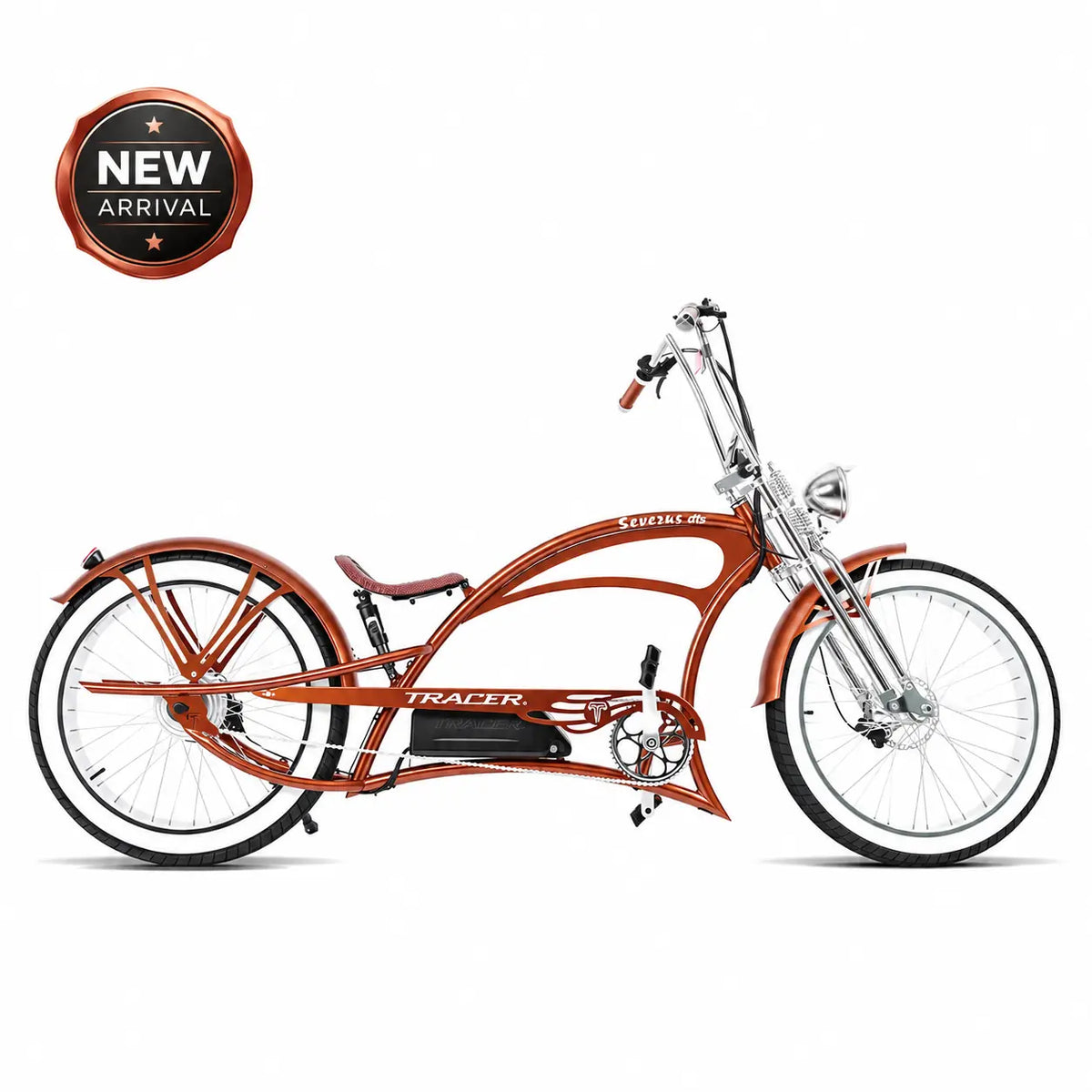Severus DTS 800W Electric Stretch Cruiser Bike