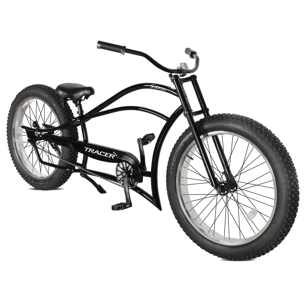 Tracer Bikes | Tracer Siena 26" Chopper Stretch Cruiser Bike, 1-Speed/7-Speed, Various Colors | Chico USA, Inc.