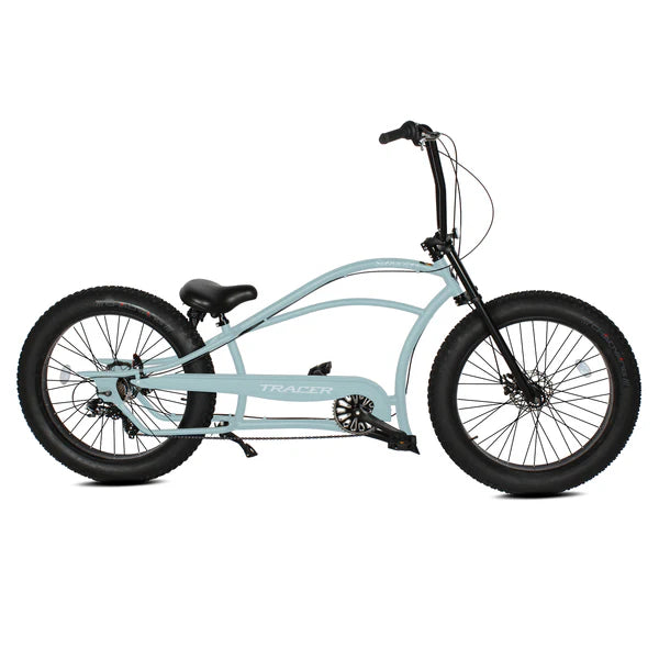 Tracer Bikes | Tracer Siena GT 26'' Chopper Stretch Cruiser Fat Tire Bike with Hi-Rise Handlebars, 1 Speed/7 Speed, Multiple Colors | Chico USA, Inc.