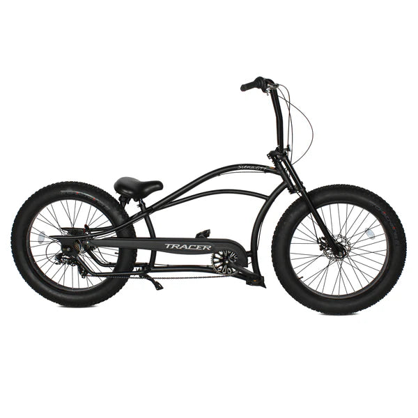 Tracer Bikes | Tracer Siena GT 26'' Chopper Stretch Cruiser Fat Tire Bike with Hi-Rise Handlebars, 1 Speed/7 Speed, Multiple Colors | Chico USA, Inc.