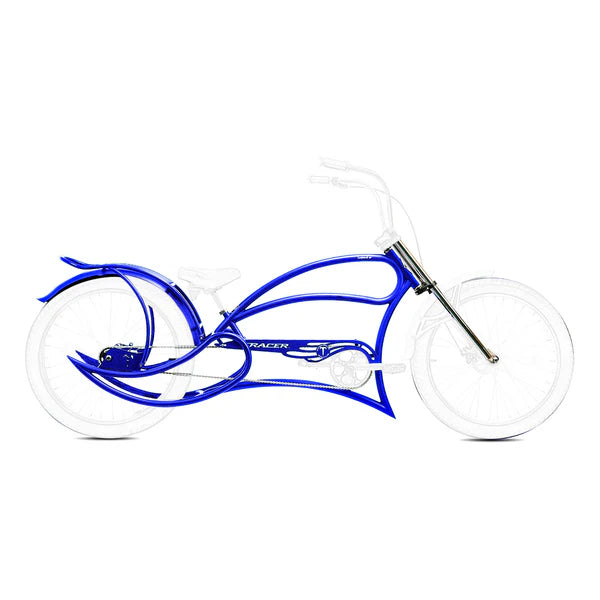Tracer Bikes | Tracer FM-Leopard GT 26" Stretch Beach Cruiser Steel Frame with Triple Tree Fork and Guard, Accepts 26"x3.0, 4.0 Fat Tires |  Chico USA, Inc. 