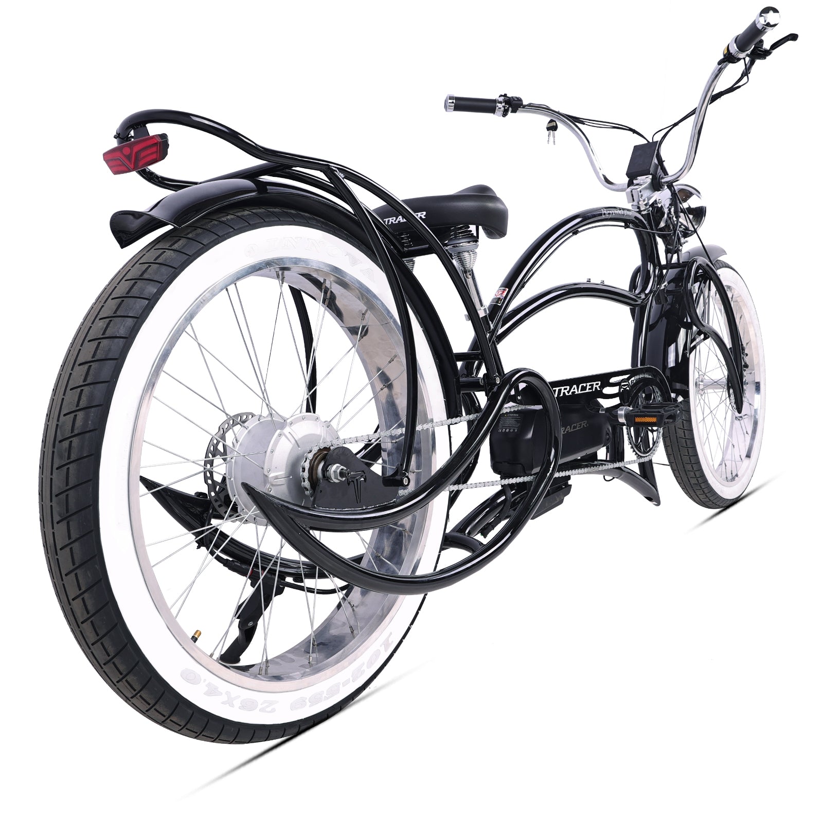 Tracer Beyond Pro  26" Stretch E-Bike 1000W - Chico USA, Inc.
