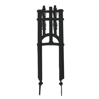 Tracer 1" Threadless Dual Springer Bike Fork Disc Brake for 26-29in 3.0 4.0 Tire - Chico USA, Inc.