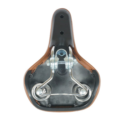 Tracer Bikes | Tracer AF-7024-BRN Retro City Bike Saddle with Coil Spring, Brown/Chrome |  Chico USA, Inc. 