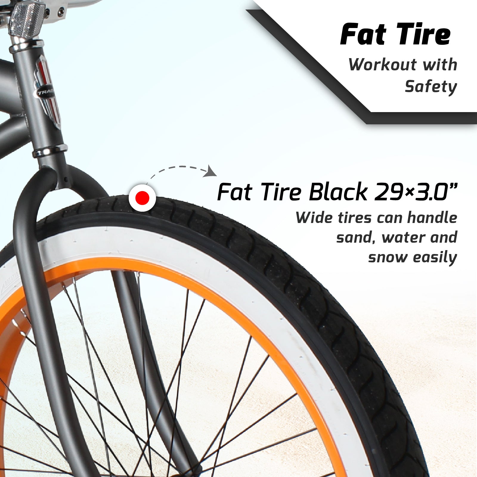 Tracer Avalon GT 29" Beach Cruiser Bike - 7-Speed & Single Speed - Chico USA, Inc.