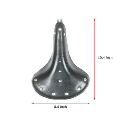 Tracer Bikes | Tracer SD-XDR5888-CP/BK Vintage Classic Genuine Leather Bike Saddle, Black/Chrome, Coil Spring Base |  Chico USA, Inc. 