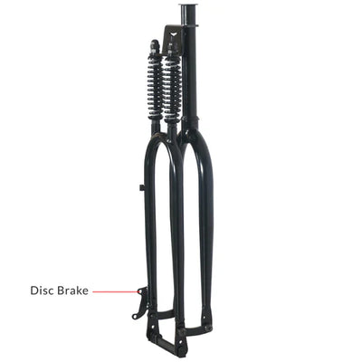 Tracer Bikes | Tracer FK-DS26218135D8 26" Dual Spring Classic Fork for Disc Brake, 1-1/8" Steerer |  Chico USA, Inc. 
