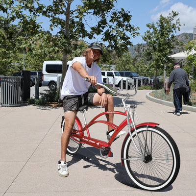 Tracer Bikes | Micargi Mustang GTS Cruiser Bike in Matte Black with Shimano Nexus 3-Speed |  Chico USA, Inc. 