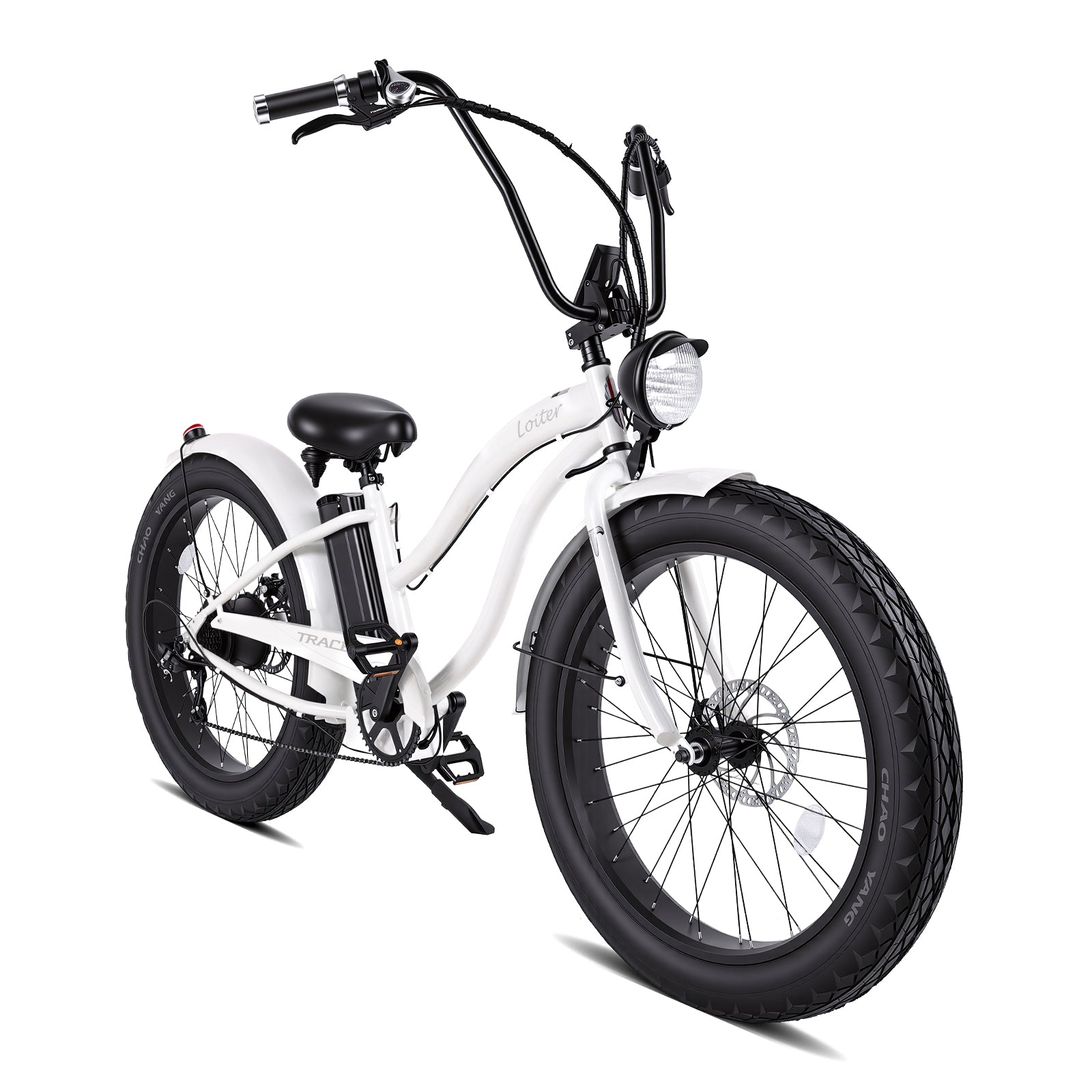 Tracer Loiter 26"  800W Electric Cruiser Bike - Chico USA, Inc.