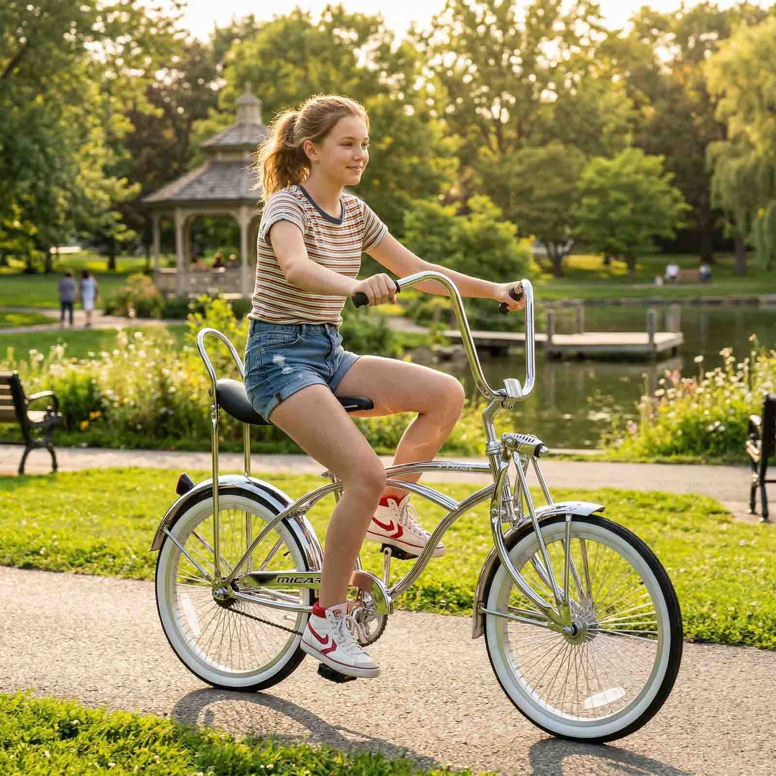Micargi Single-speed Prince 20" Low Rider Bike with Coaster Brake - Chico USA, Inc.