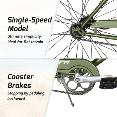 Tracer Avalon GT 29" Beach Cruiser Bike - 7-Speed & Single Speed - Chico USA, Inc.