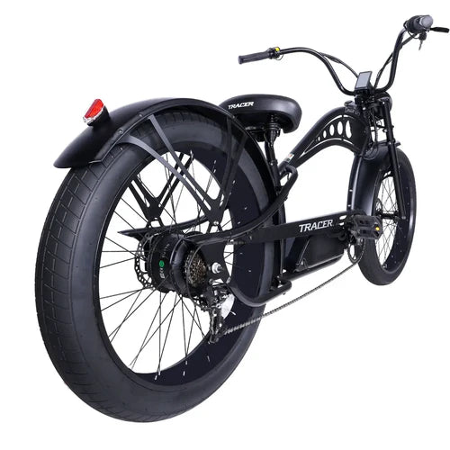 Tracer Bikes | Chico GT7 750W Stretch Cruiser E-Bike – Fat Tires, 80 Mile Range, Retro Chopper Style |  Chico USA, Inc. 