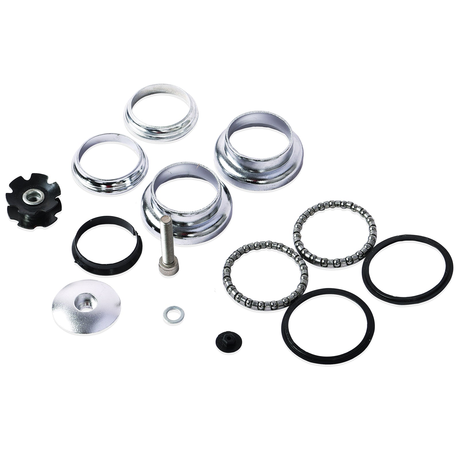 HS-XR-W10-A 1-1/8 Headset Black /Chrome