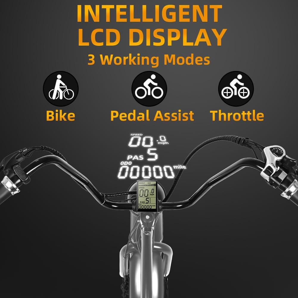 Tracer Loiter 26"  800W Electric Cruiser Bike - Chico USA, Inc.