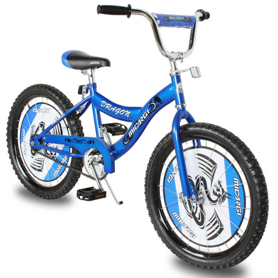 Tracer Bikes | Micargi Dragon 20" Kids Bike, Single Speed, BMX Style, Hi-Ten Steel Frame |  Chico USA, Inc. 