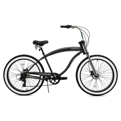 Tracer Bikes | Micargi Largo GT7 26" Beach Cruiser Bike, 7-Speed |  Chico USA, Inc. 