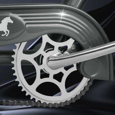 Tracer Bikes | Micargi Mustang GTS Cruiser Bike in Matte Black with Shimano Nexus 3-Speed |  Chico USA, Inc. 