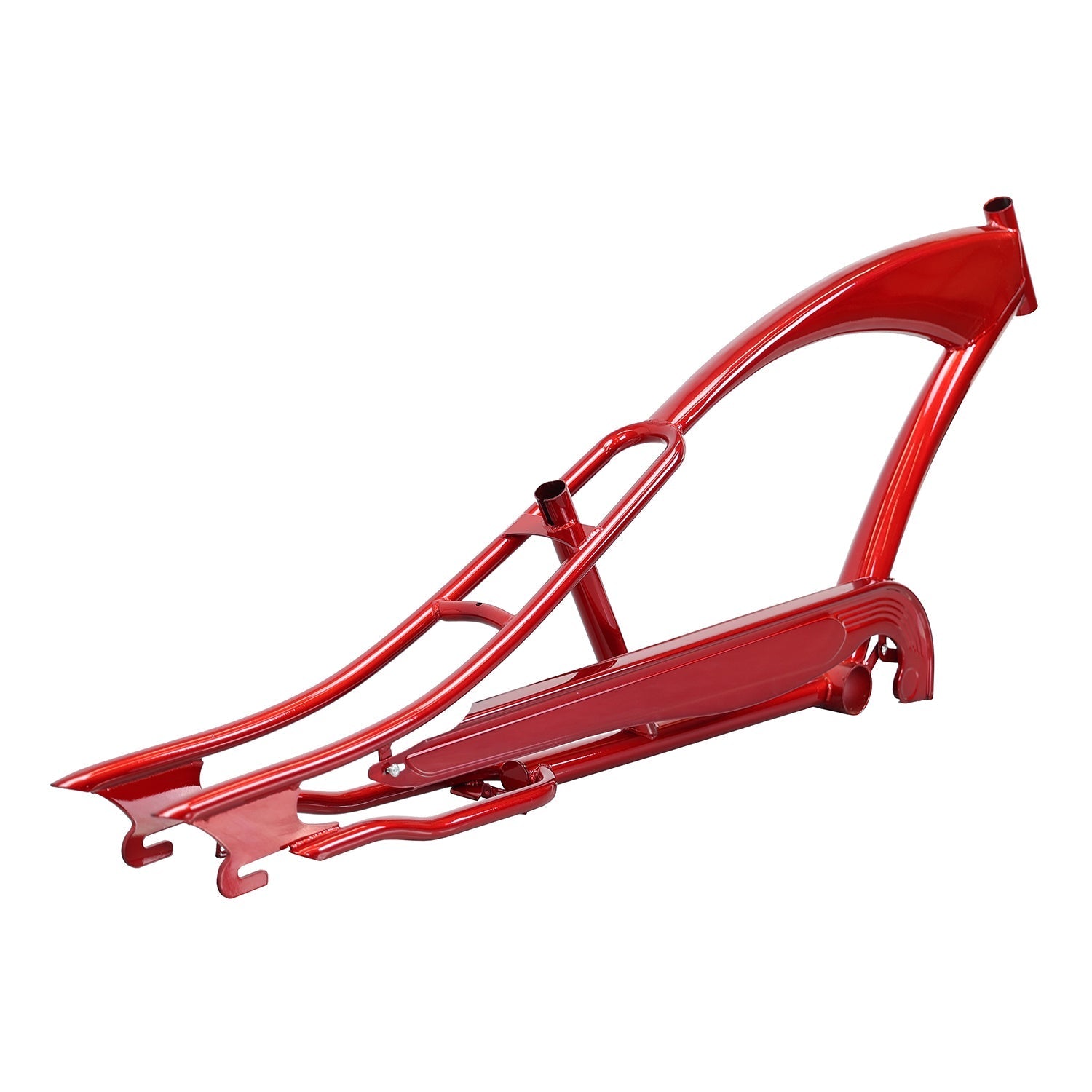 Tracer Bikes | Micargi Puma Stretch Chopper Bike with 26" Oversized Steel Frame and Chainguard |  Chico USA, Inc. 