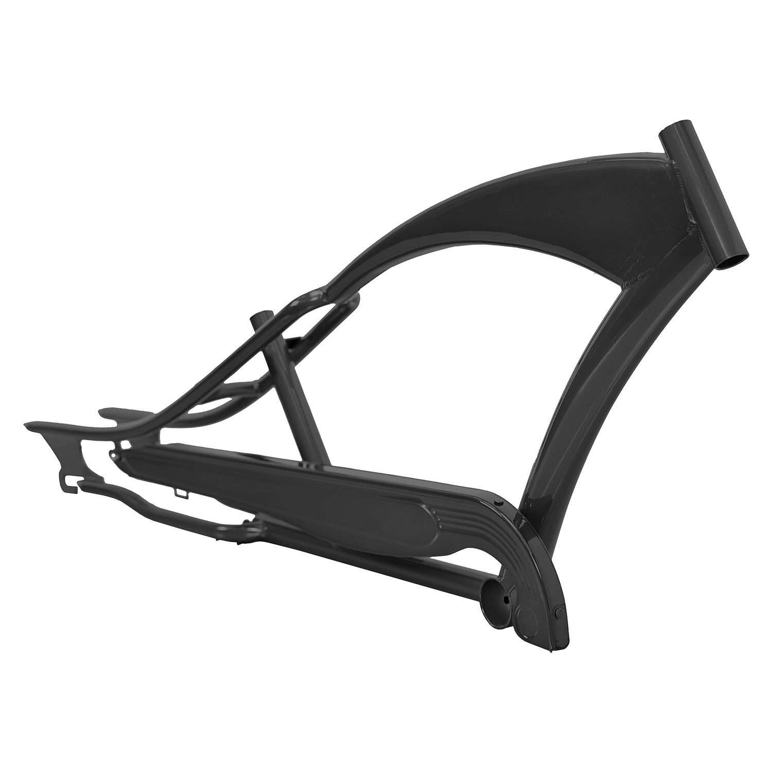 Tracer Bikes | Micargi Puma Stretch Chopper Bike with 26" Oversized Steel Frame and Chainguard |  Chico USA, Inc. 