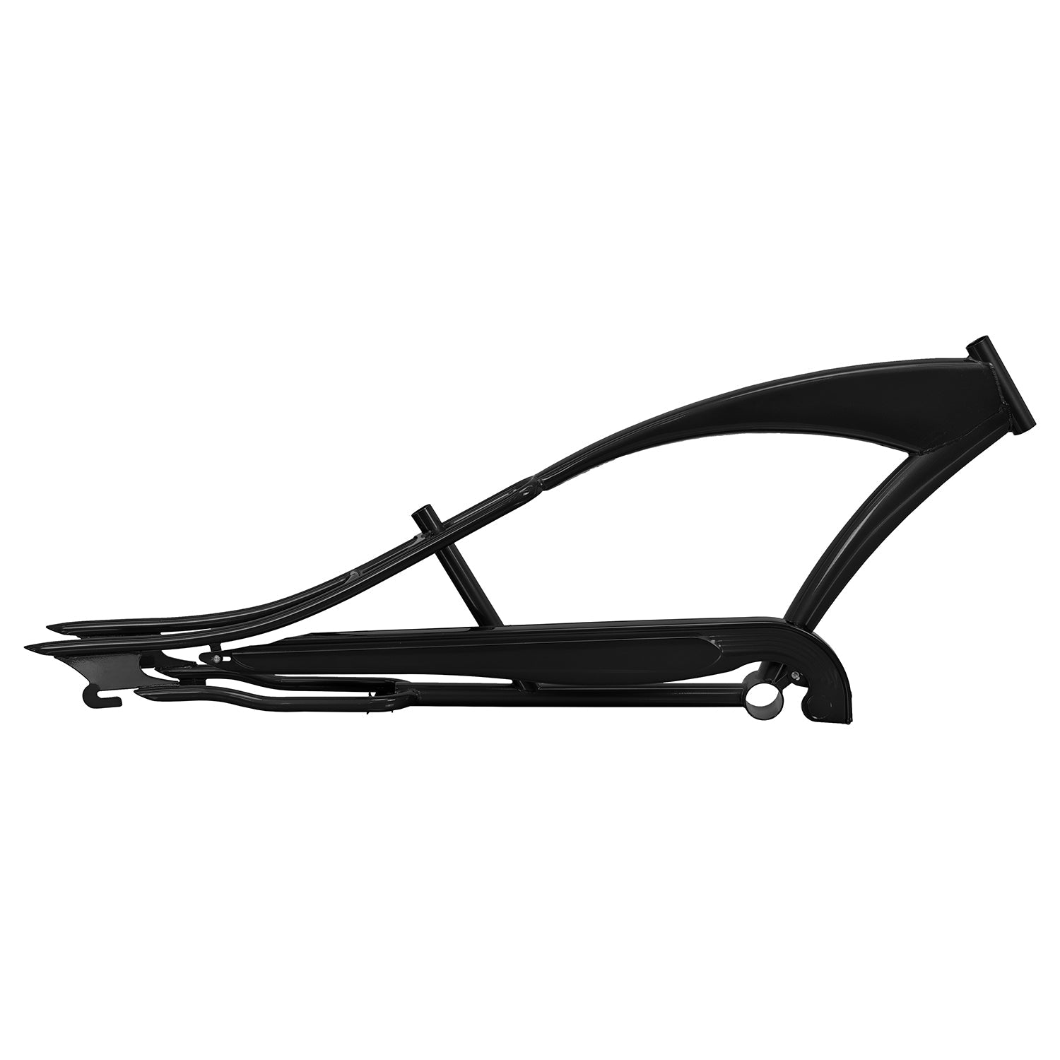 Tracer Bikes | Micargi Puma Stretch Chopper Bike with 26" Oversized Steel Frame and Chainguard |  Chico USA, Inc. 