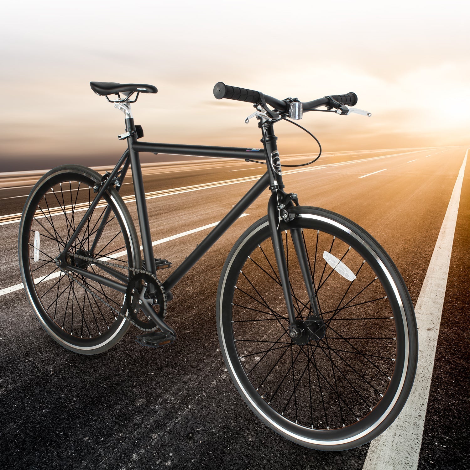 Tracer Bikes | Micargi RD-269 Fixed Gear Single-Speed Hi-Ten Steel Frame Road Bike |  Chico USA, Inc. 