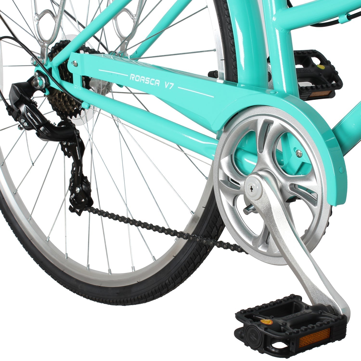Tracer Bikes | Micargi Roasca Step Through 700C Hybrid City Bike 7-Speed |  Chico USA, Inc. 