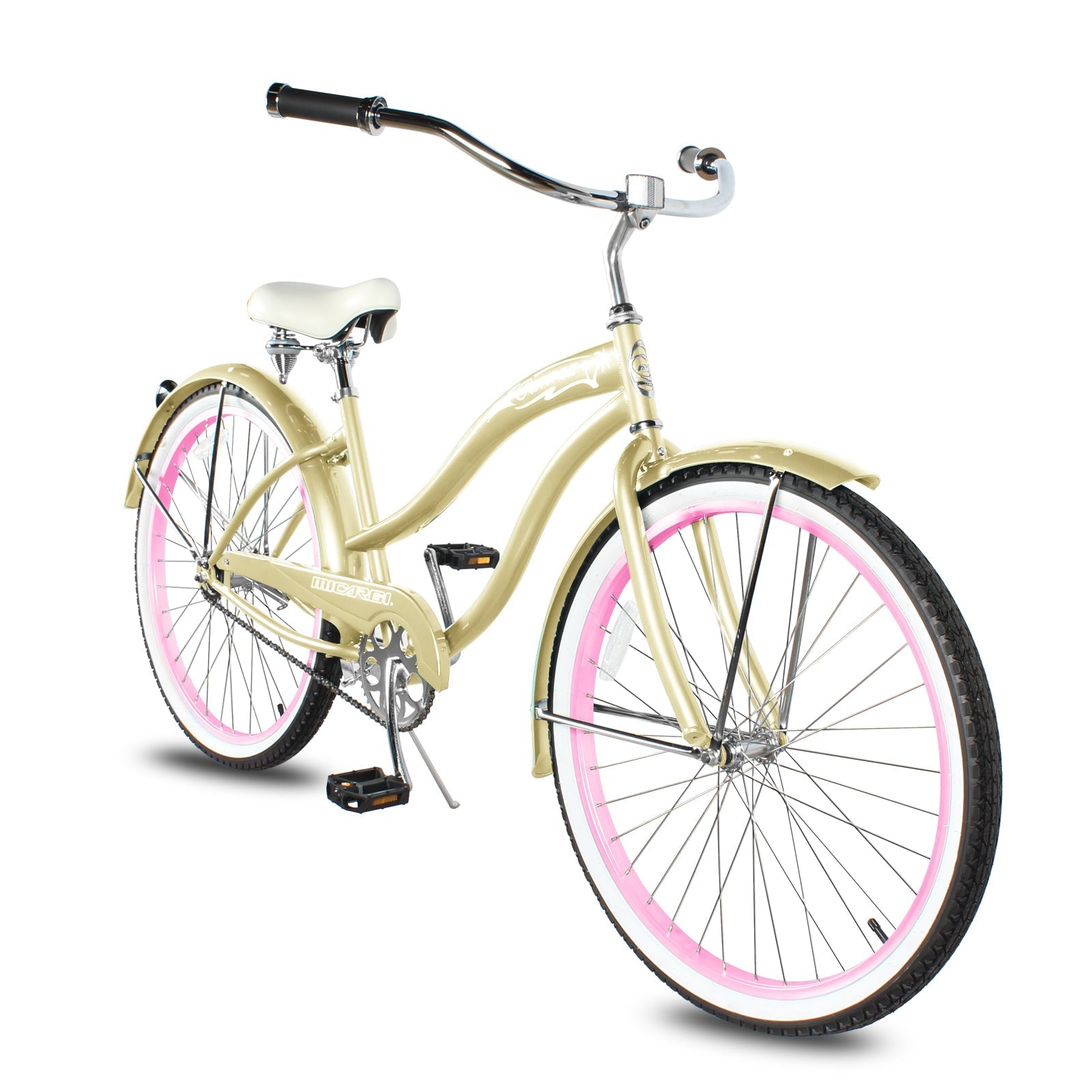 Tracer Bikes | Micargi Rover GX Women's Beach Cruiser Bike, Single-Speed Hybrid for Adults |  Chico USA, Inc. 