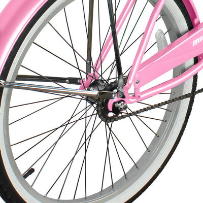 Tracer Bikes | Micargi Tahiti Single Speed 26 Inch Women's Beach Cruiser Bike |  Chico USA, Inc. 