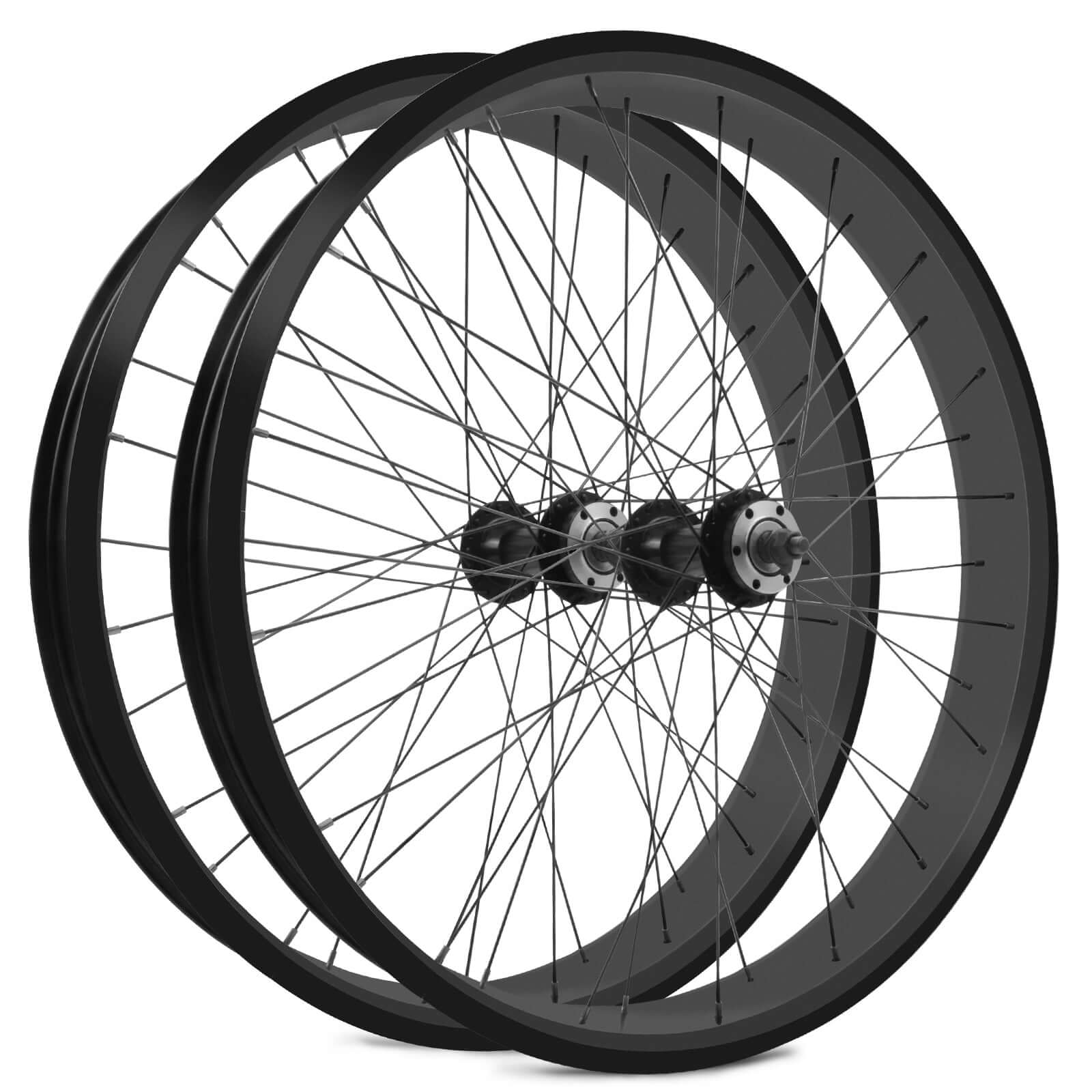 Tracer Bikes | Micargi WH-T952636D7 26"x3" Alloy Fat Rims Wheel Set for 26"x3.0, 4.0 Tire, 7-Speed |  Chico USA, Inc. 