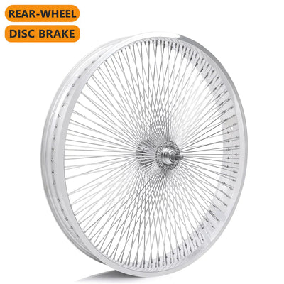 Tracer Bikes | Micargi WH-TR9526140 26"X4" Aluminum Polish Fat Rims Wheel Set with KT Coaster Brake or Disc Brake |  Chico USA, Inc. 