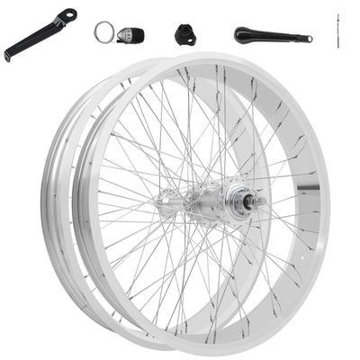 Tracer Bikes | Micargi WH-TR952636RK3 26"x4.0 Alloy Fat Rims Wheel Set, 3-Speed, Disc Brake |  Chico USA, Inc. 