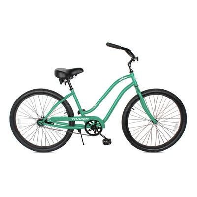 Tracer Bikes | Tracer ACE 26" Female Beach Cruiser with Coaster Brake and Black Spokes in Various Colors |  Chico USA, Inc. 