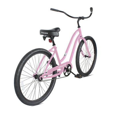 Tracer Bikes | Tracer ACE 26" Female Beach Cruiser with Coaster Brake and Black Spokes in Various Colors |  Chico USA, Inc. 