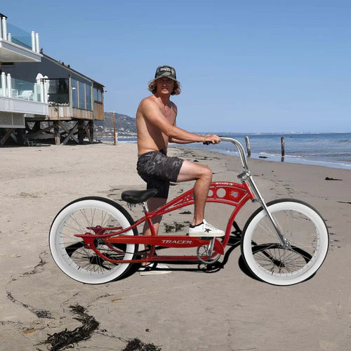 Tracer Bikes | Tracer Arcadia GT 26" Chopper Cruiser Bike 1 Speed, Hi-ten Steel Frame |  Chico USA, Inc. 
