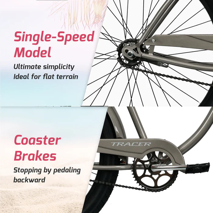 Tracer Bikes | Tracer Avera 26" Male Cruiser Bike, Coaster Brake, Multiple Colors |  Chico USA, Inc. 