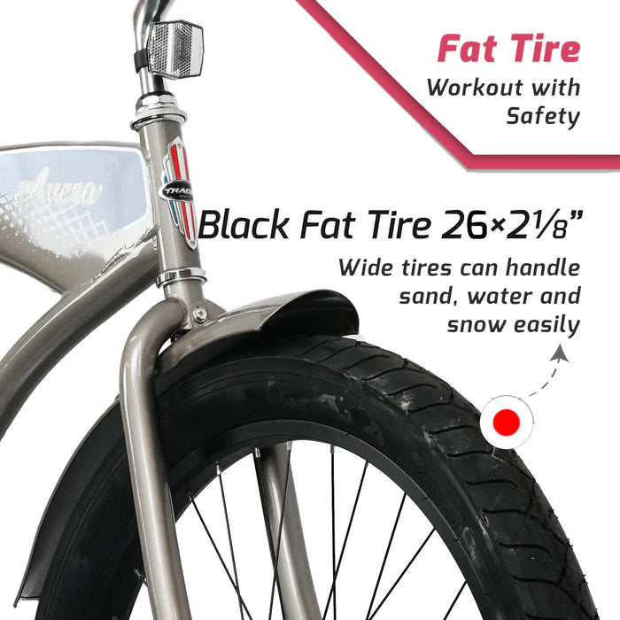 Tracer Bikes | Tracer Avera 26" Male Cruiser Bike, Coaster Brake, Multiple Colors |  Chico USA, Inc. 