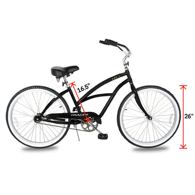 Tracer Bikes | Tracer Bora 26" Female Beach Cruiser Bike, Coaster Brake, Single Speed, Multiple Colors |  Chico USA, Inc. 
