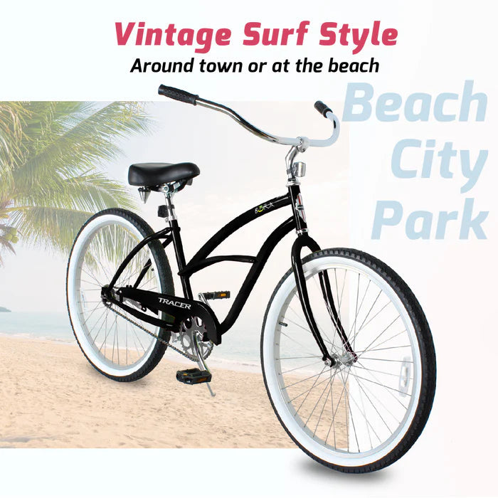 Tracer Bikes | Tracer Bora 26" Female Beach Cruiser Bike, Coaster Brake, Single Speed, Multiple Colors |  Chico USA, Inc. 